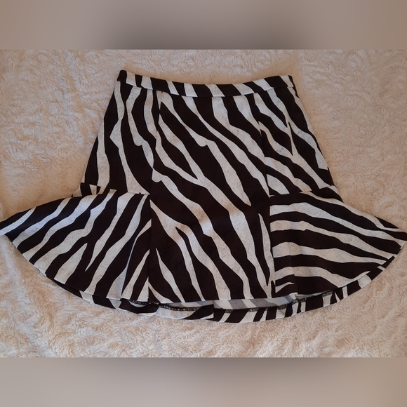 🔥🔥🔥SALE🔥🔥🔥NWOT Michael Kors Zebra Top & Skirt Set - Picture 2 of 10